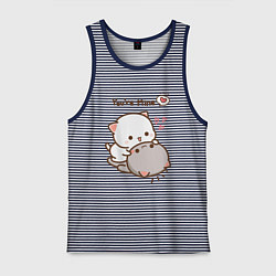 Мужская майка Влюблённые котята