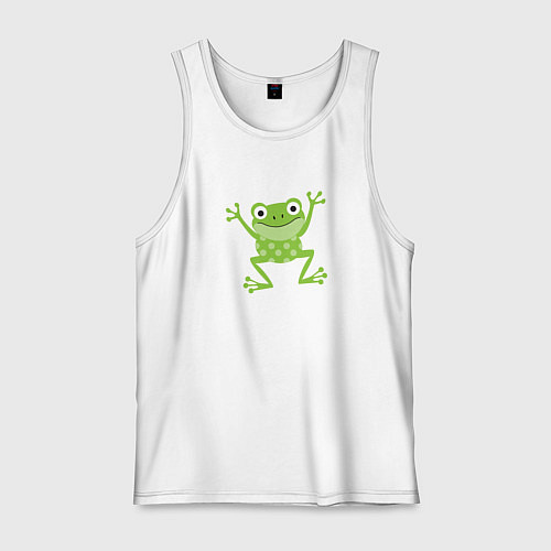 Мужская майка Лягушка / Белый – фото 1