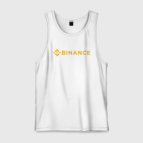 Мужская майка BINANCE БИНАНС БИРЖА / Белый – фото 1