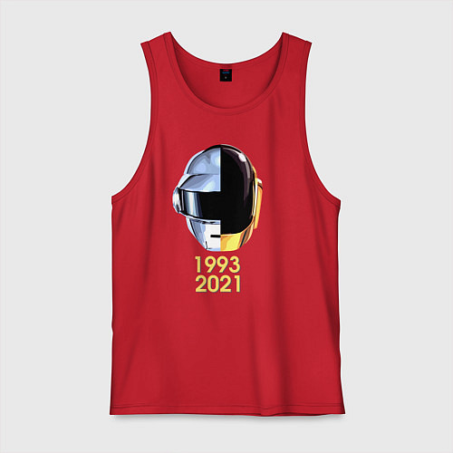 Мужская майка Daft Punk / Красный – фото 1