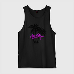 Майка мужская хлопок GTA Vice City, цвет: черный