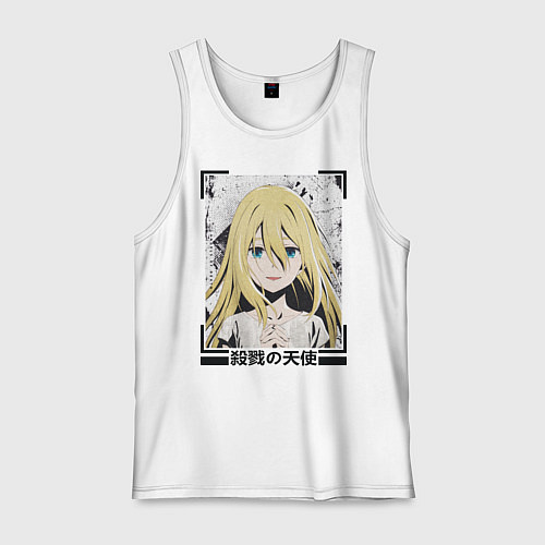 Мужская майка Ангел кровопролития / Белый – фото 1