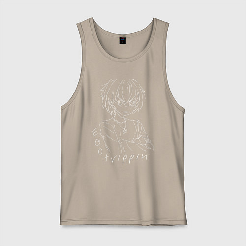 Мужская майка ROCKET Ego Trippin / Миндальный – фото 1