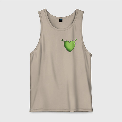 Мужская майка Шрек Love / Миндальный – фото 1