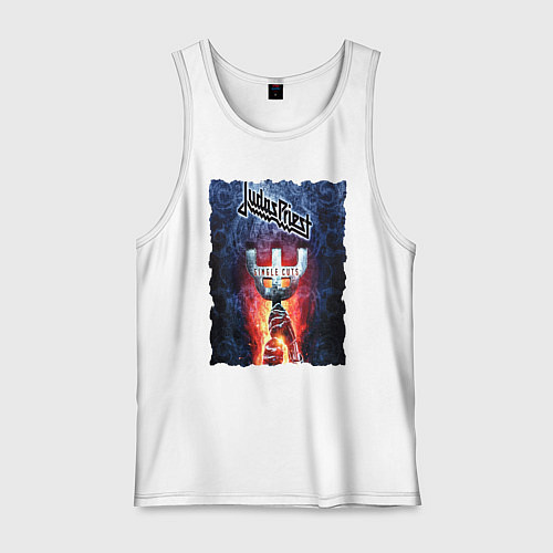 Мужская майка JUDAS PRIEST РОК ГРУППА / Белый – фото 1