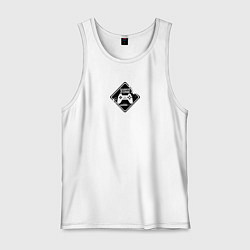 Майка мужская хлопок Gamer Zone, цвет: белый