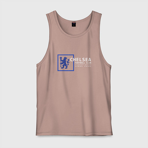 Мужская майка FC Chelsea Stamford Bridge 202122 / Пыльно-розовый – фото 1