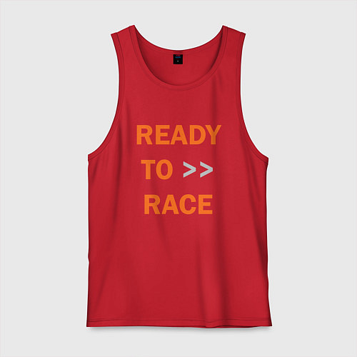 Мужская майка KTM READY TO RACE спина Z / Красный – фото 1