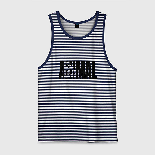 Мужская майка ANIMAL ЭНИМАЛ / Синяя тельняшка – фото 1