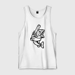 Мужская майка Рыба с битой