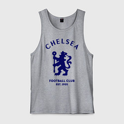 Майка мужская хлопок Chelsea Est. 1905, цвет: меланж