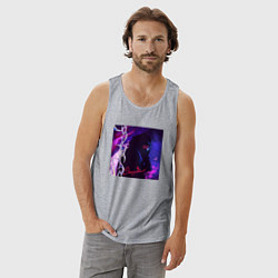 Майка мужская хлопок OG BUDA SEXY DRILL, цвет: меланж — фото 2