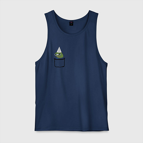 Мужская майка Pepe tard / Тёмно-синий – фото 1