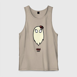 Майка мужская хлопок Приведение Венди, цвет: миндальный