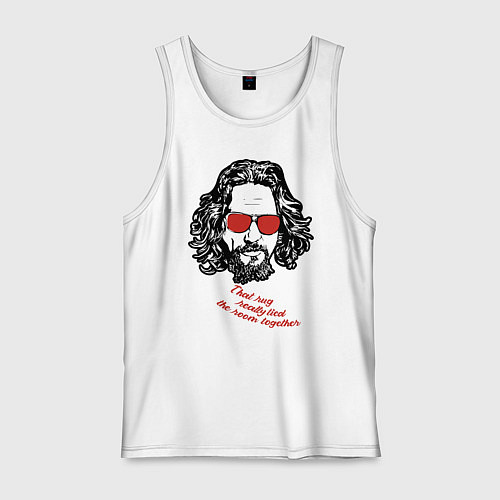 Мужская майка Большой Лебовский / Белый – фото 1