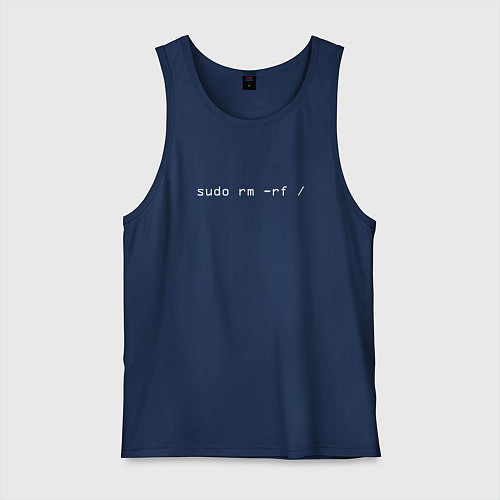 Мужская майка Sudo / Тёмно-синий – фото 1