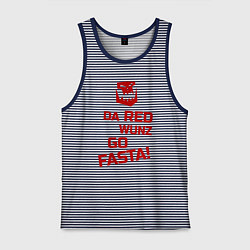 Мужская майка Только красное ездит быстро