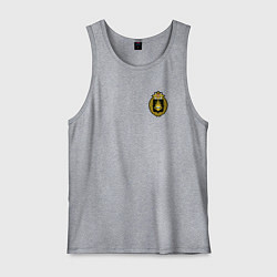 Майка мужская хлопок Тихоокеанский флот ВМФ России, цвет: меланж