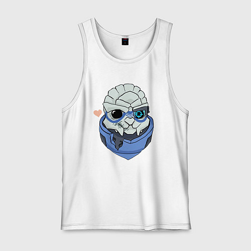 Мужская майка Милый Гаррус / Белый – фото 1