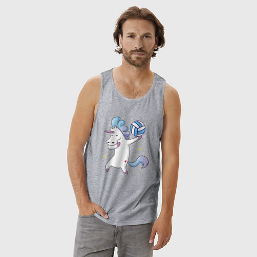 Мужская майка Unicorn Volleyball / Меланж – фото 3