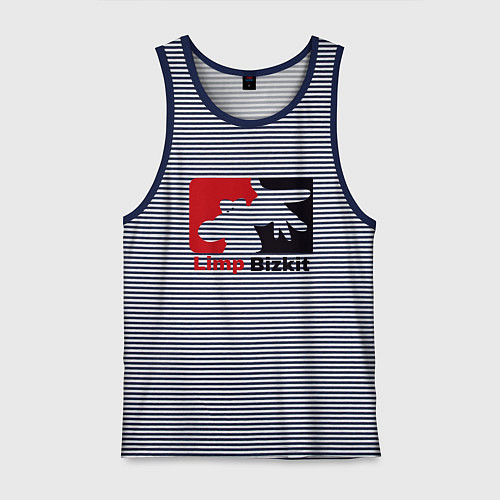 Мужская майка Limp Bizkit / Синяя тельняшка – фото 1