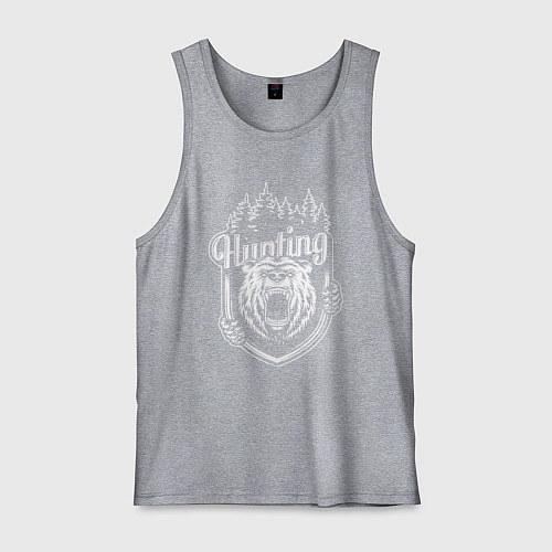Мужская майка Hunting / Меланж – фото 1