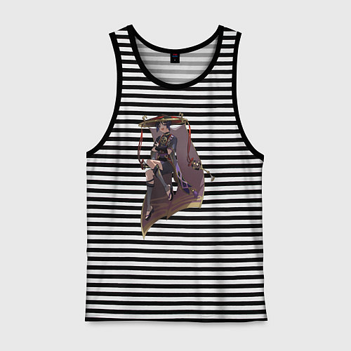 Мужская майка Скарамучча / Черная тельняшка – фото 1