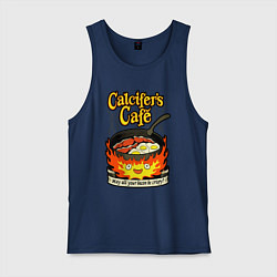 Майка мужская хлопок Calcifer cook, цвет: тёмно-синий