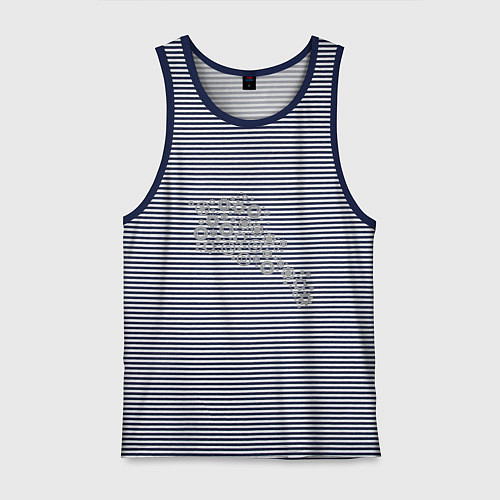 Мужская майка Mechanic Armenia / Синяя тельняшка – фото 1