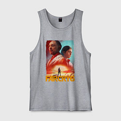 Майка мужская хлопок FAR CRY 6 ФАР КРАЙ 6 ПОСТЕР, цвет: меланж