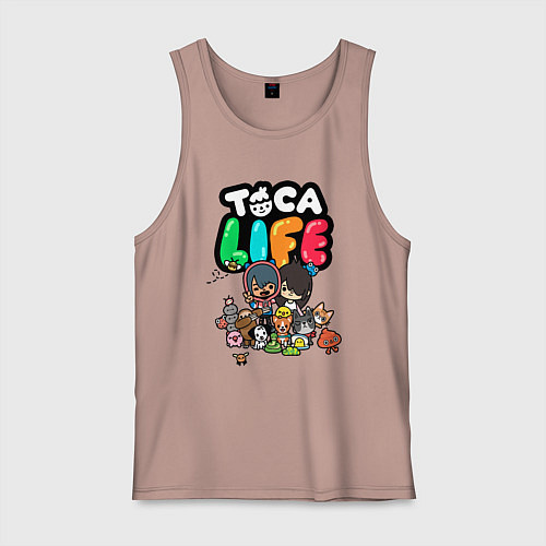 Мужская майка Toca Life / Пыльно-розовый – фото 1