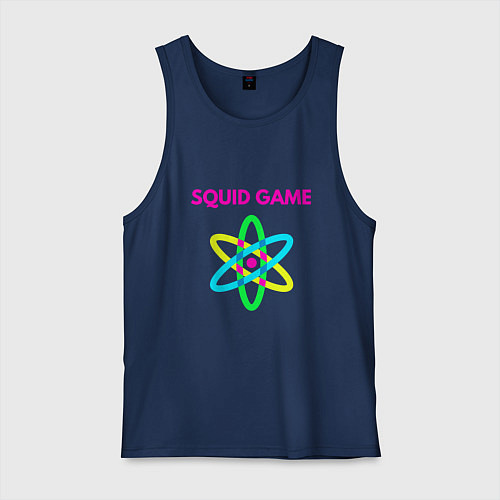 Мужская майка Squid Game Atom / Тёмно-синий – фото 1