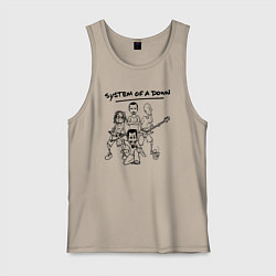 Мужская майка Арт на группу System of a Down