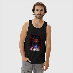 Майка мужская хлопок POPPY PLAYTIME: HORROR, цвет: черный — фото 2