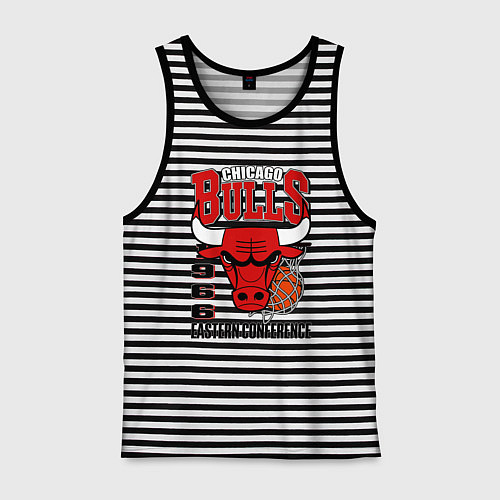 Мужская майка Chicago Bulls NBA / Черная тельняшка – фото 1