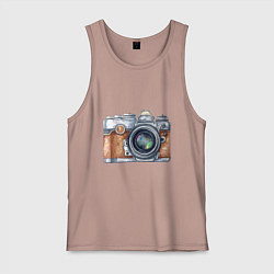 Мужская майка Ретро фотокамера