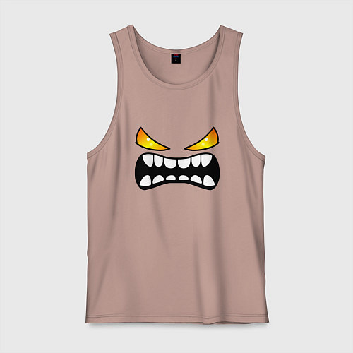 Мужская майка Geometry Dash: Demon Face / Пыльно-розовый – фото 1