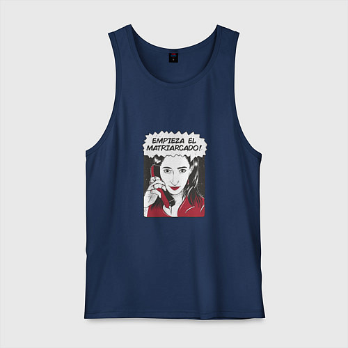 Мужская майка Найроби - Nairobi / Тёмно-синий – фото 1