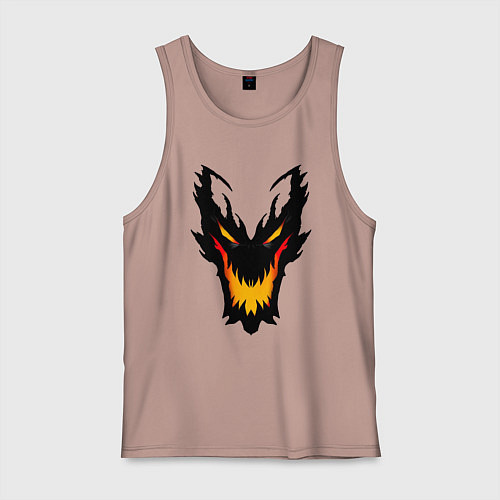 Мужская майка ЛИЦО SHADOW FIEND DOTA2 / Пыльно-розовый – фото 1