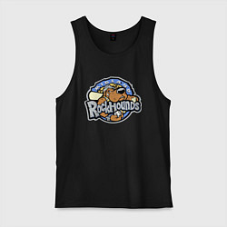 Майка мужская хлопок Midland Rockhounds - baseball team, цвет: черный