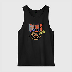 Майка мужская хлопок Yakima Bears - baseball team, цвет: черный