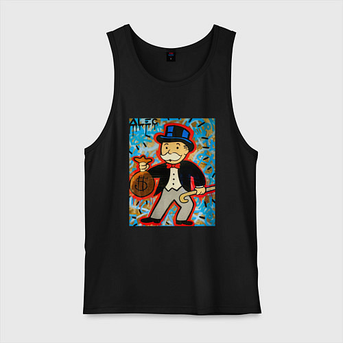 Мужская майка Alec ART Monopoly / Черный – фото 1