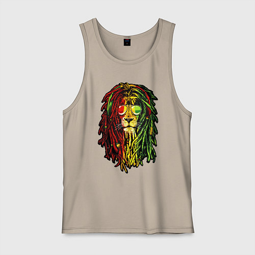 Мужская майка Jam lioN / Миндальный – фото 1