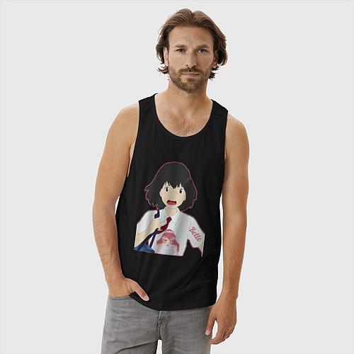 Мужская майка Красавица и Дракон: Двойная Белль / Черный – фото 3