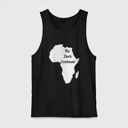 Мужская майка The Dark Continent Африка / Черный – фото 1