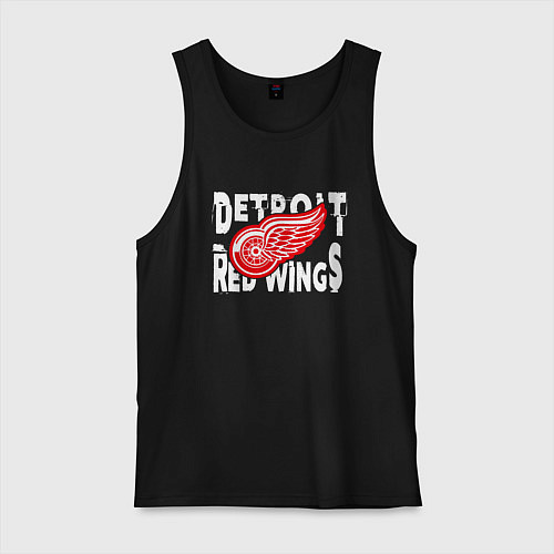 Мужская майка Детройт Ред Уингз Detroit Red Wings / Черный – фото 1
