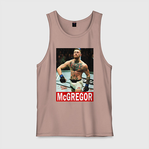 Мужская майка Конор МакГрегор McGregor / Пыльно-розовый – фото 1