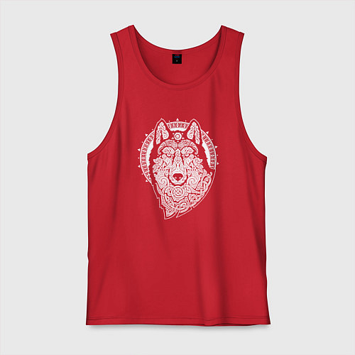 Мужская майка Northern Wolf / Красный – фото 1