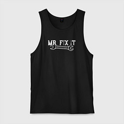 Майка мужская хлопок Mr FIX IT, цвет: черный