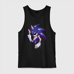 Майка мужская хлопок Sonic Exe Sketch, цвет: черный